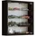 VCM Hängevitrine Mandosa S 40 x 40 x 10 cm Schwarz
