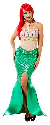 Meerjungfrau-Kostüm "Xenia" für Damen