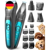 Oneisall 4In1 Leise Schermaschine Hund Katze Mit Led-Licht, Tierhaarpflege Zum H
