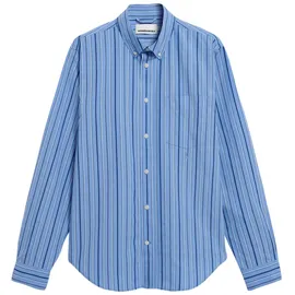 ARMEDANGELS Hemd gestreift Blau M