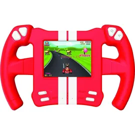 Lexibook Lexibook, Cyber Arcade Racing, Bewegungsgesteuerte Rennkonsole, 30 Renn-, Action- und Puzzlespiele, Steuerung durch Neigen, Rot, JL3150