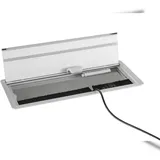 Hammerbacher Kabeldurchführung 30,0 cm silber