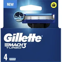 Gillette Rasierklingen Gillette MACH 3 TURBO (4 Stück)