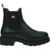 Tommy Hilfiger Chelsea Damen Schaftstiefel in Schwarz, Größe 37 - Schwarz - 37