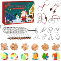 Luxuskollektion Knobelspiele Adventskalender 2024 für Kinder & Erwachsene -