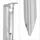 Relaxdays Zeltheringe 20er Set, V-förmig, stabil, mit Öse, Widerhaken, 18 cm Hering für Zeltbefestigung, Stahl, Silber
