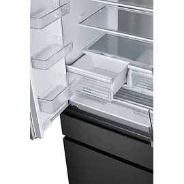 Hisense RF540N4SBF2 French Door (480 l, 1817 mm hoch, Schwarz)