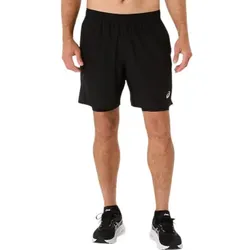 Asics für Herren. 2011D215 Kurzer Kern 2in1 7in schwarz (L), Sportlich, Synthetisch, Multisport, Nachhaltig