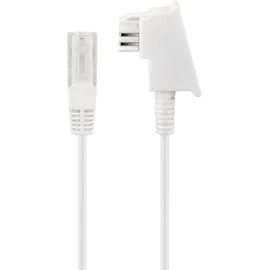 goobay 60668 Telefonkabel, 6 m weiß, (60668)