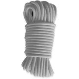 Tecplast Elastisches Gummiseil Grau 20 Meter - Qualität PRO TECPLAST 9SW - Spannseil für Planen mit einem Durchmesser von 9 mm
