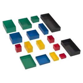 Hünersdorff Sortimentskoffer Polystyrol 108 x 54 x 45 mm gelb