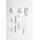 K-HOME Thermorollo Verdunklungsrollo ohne Bohren 40 x 150 cm grau
