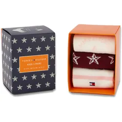 TOMMY HILFIGER Kinder Socken 3er Pack Geschenkpackung