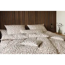 ELEGANTE Mako-Satin Leolook Savanne 155 x 220 cm + 80 x 80 cm