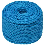 vidaXL Arbeitsseil Blau 14 mm 25 m Polypropylen