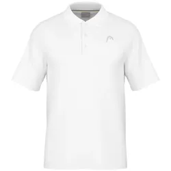Head Tennis-Polo Performance 2024 (Polyester-Jacquard, schnelltrocknend) weiss Herren
