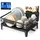Songmics Abtropfgestell 31 x 42 x 18,5 cm Farbe tintenschwarz