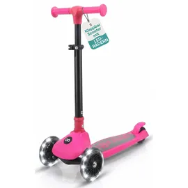 SereneLife Dreirad-Kinderroller Pink