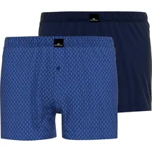 Götzburg Wäsche Boxershorts mit Label-Patch im 2er-Pack marine XL