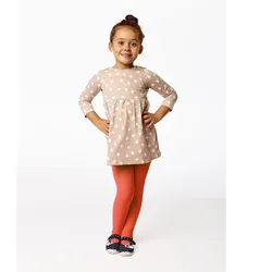 Kinder Strumpfhose 60 DEN Microfaser WL-010 - Coral-10 - 116-122