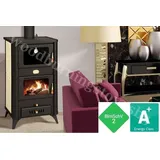 Wasserführender Kaminofen mit Backfach Prity FG W18R BImSchV2 18+5,4kw EEK-A ECO