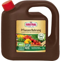 Substral Naturen Bio Pflanzen-Nahrung Zierpflanzen Obst & Gemüse 2 L