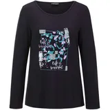 GOLDNER Print-Shirt Schwarz 38