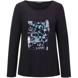 GOLDNER Print-Shirt Schwarz 38
