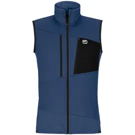 Ortovox Fleece Grid Weste Blau XL