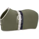 eskadron classic sports Abschwitzdecke Fleece Stripes 105 cm dusty olive