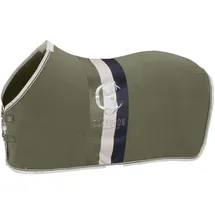 eskadron classic sports Abschwitzdecke Fleece Stripes 105 cm dusty olive
