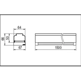 RIDI Homelight Ridi-Leuchten LED-Geräteträger VLGFP1501 #1551008SW