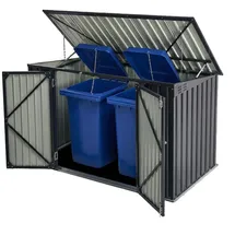 Juskys Mülltonnenbox Namur 1,9m2 grau