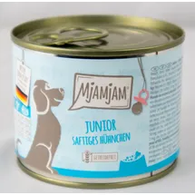 MjAMjAM Leckere Mahlzeit Junior 200g Dose Hundenassfutter 6 x 200 Gramm saftiges Hühnchen mit Ei