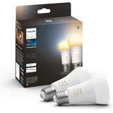 Philips Hue White Ambiance E27 1100 lm 8 W 2 St.