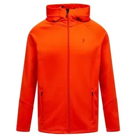 Peak Performance Rider Essentials Zip Hood Herren Orange/Rot XL