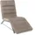 W.Schillig Relaxliege daily dreams Leder/Polyester 65 x 91 x 170 cm Braun mit Kissen