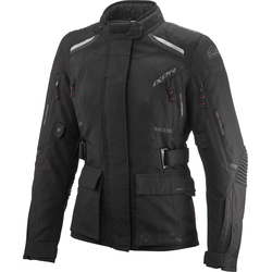 Ixon Midgard Wasserdichte Damen Motorrad Textiljacke, schwarz, Größe 3XL