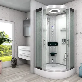 AcquaVapore Dampfdusche Duschkabine Sauna Dusche D58-20M3 100x100 cm ohne 2K Scheiben Versiegelung