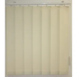 Lamellenvorhang SUNLINES "Montana", beige (creme), B:140cm H:220cm, Jalousien, Wunschmaß
