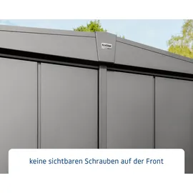 EcoStar Gerätehaus Elegant-S Typ 3 graualuminium Einzeltür