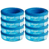 Angelcare 8er-Pack Original Nachfüllkassetten für Angelcare Windeleimer Comfort Plus