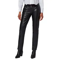 RICANO Skinny Pant – Damen Lederhose (Slim Fit) mit Akzentnaht aus echtem (Premium) Lamm Leder - M