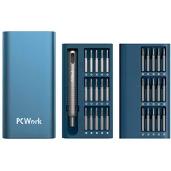 PCWork, PCW08A, Premium-Präzisionswerkzeug-Set, 30-teilig