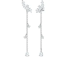 Elli Ohrringe Damen Hänger Tropfen Marquise mit Zirkonia Kristalle in 925 Sterling Silber