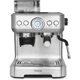 h.koenig Espressomaschine mit Mahlwerk EXPRO980, Kaffeemaschine 2,7 l,