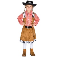 dressforfun Cowboy-Kostüm Mädchenkostüm Cowgirl Texas braun 116 (5-7 Jahre) - 116 (5-7 Jahre)