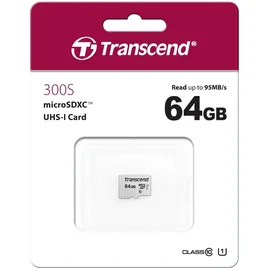 Transcend USD300S microSDXC UHS-I Class 10 U1 A1 64 GB