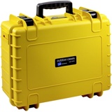 B&W International Outdoor Case Type 5000 gelb + Schaumstoff