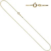 Goldkette JOBO Halsketten Gr. Gelbgold 585, L: 40cm, gelb (gelbgold 585) Damen Venezianerkette 585 Gold 40 cm 1,0 mm